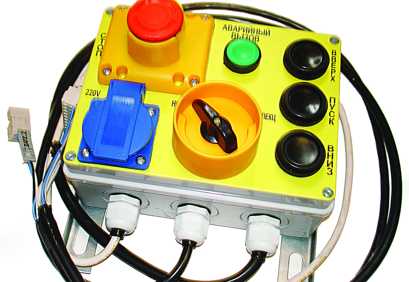 Блоки управления кнопочные (Блок режима ревизии лифтовой ПР165-24830Т) и т.п